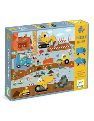 Puzzle géant Le Chantier - Djeco