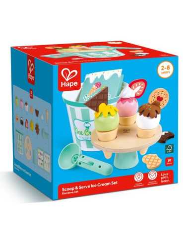 Kit de glaces avec support - Hape Kit de glaces avec support - Hape