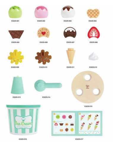 Kit de glaces avec support - Hape Kit de glaces avec support - Hape