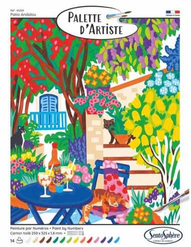 Peinture par numéros Patio Andalou... Peinture par numéros Patio Andalou...