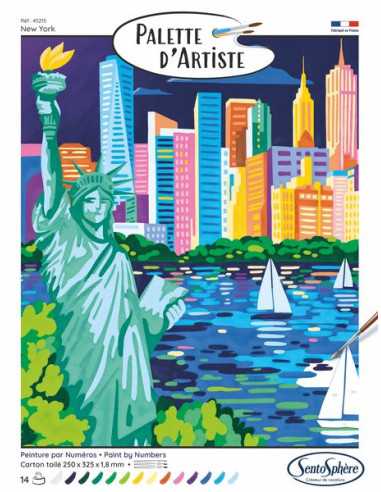 Peinture par numéros New York Palette... Peinture par numéros New York Palette...