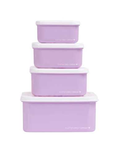 4 boites à goûter Jardin fleuri - A... 4 boites à goûter Jardin fleuri - A...