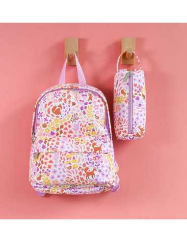 Petit sac à dos Jardin fleuri - A... Petit sac à dos Jardin fleuri - A...