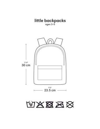 Petit sac à dos Jardin fleuri - A... Petit sac à dos Jardin fleuri - A...