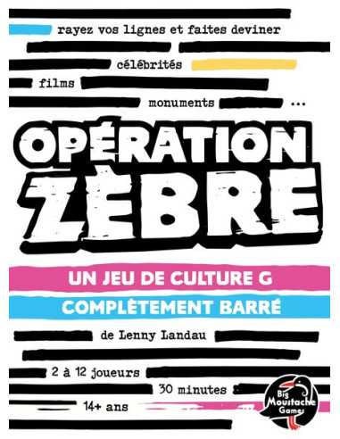 Jeu Opération Zèbre Jeu Opération Zèbre