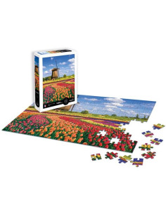 Puzzle Champs de tulipes en... 2