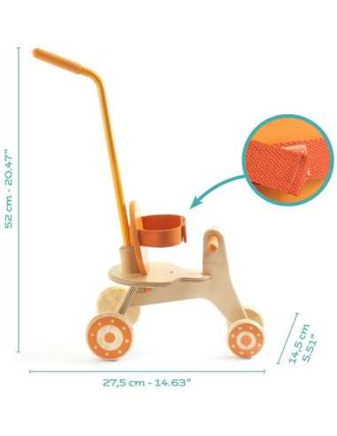 Tricycle pour poupée Pomea - Djeco Tricycle pour poupée Pomea - Djeco