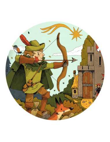 Puzzle Robin des bois 36 pièces - Djeco Puzzle Robin des bois 36 pièces - Djeco