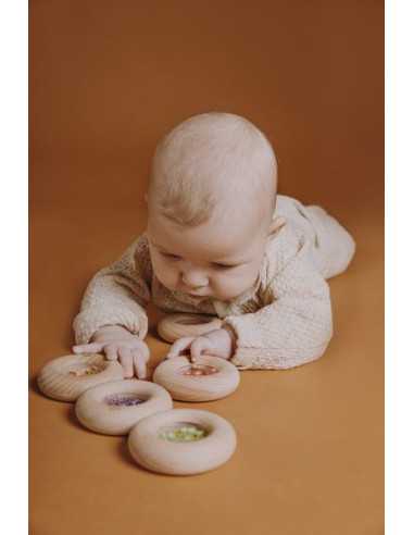 Hochet sensoriel carotte - Petit Boum Hochet sensoriel carotte - Petit Boum