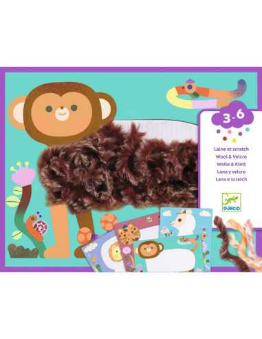 Laine et scratch Tout poilus - Djeco Laine et scratch Tout poilus - Djeco