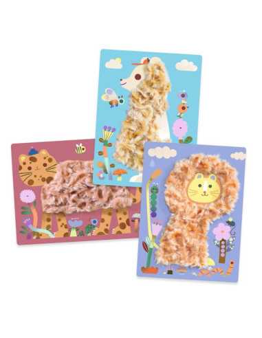 Laine et scratch Tout poilus - Djeco Laine et scratch Tout poilus - Djeco