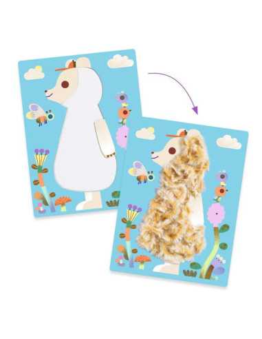 Laine et scratch Tout poilus - Djeco Laine et scratch Tout poilus - Djeco