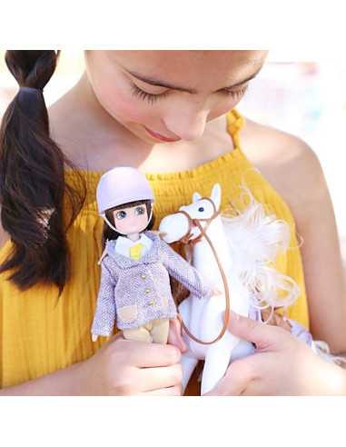 Cheval blanc et poupée Lottie Cheval blanc et poupée Lottie