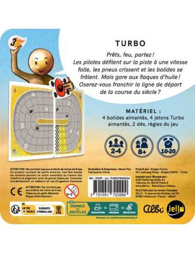 Jeu magnétique Turbo - Iello Jeu magnétique Turbo - Iello