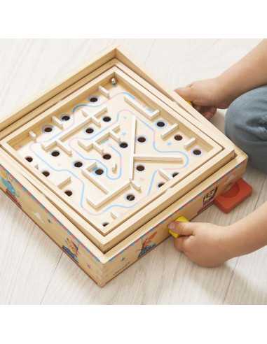Labyrinthe à bille Applepop - Janod Labyrinthe à bille Applepop - Janod
