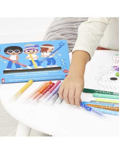 18 Feutres longue durée - Janod 18 Feutres longue durée - Janod