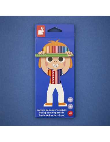 12 crayons de couleur - Janod 12 crayons de couleur - Janod