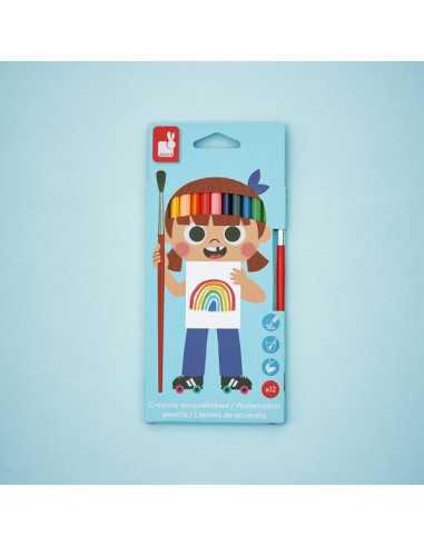 12 crayons aquarellables - Janod 12 crayons aquarellables - Janod