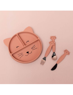 Couverts en silicone Chat -... 2