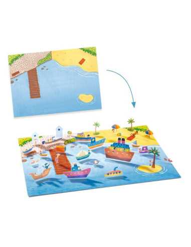 Stickers à relever Véhicules - Djeco Stickers à relever Véhicules - Djeco