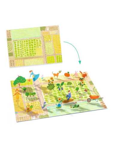 Stickers à relever À la ferme - Djeco Stickers à relever À la ferme - Djeco