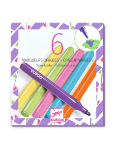 6 marqueurs opaques Années...