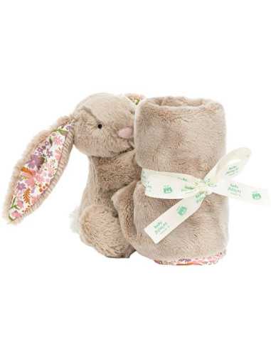 Doudou Soother lapin beige Pétale -...