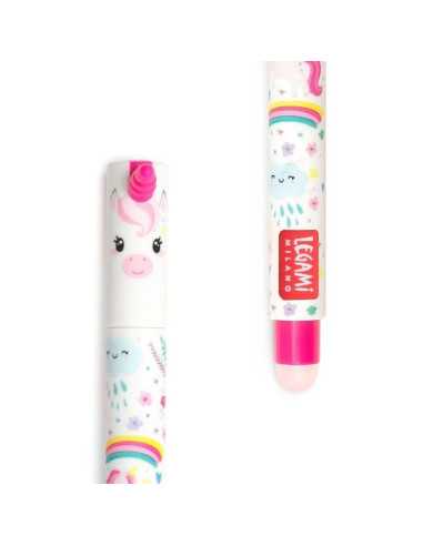 Stylo à encre gel effaçable Licorne -...