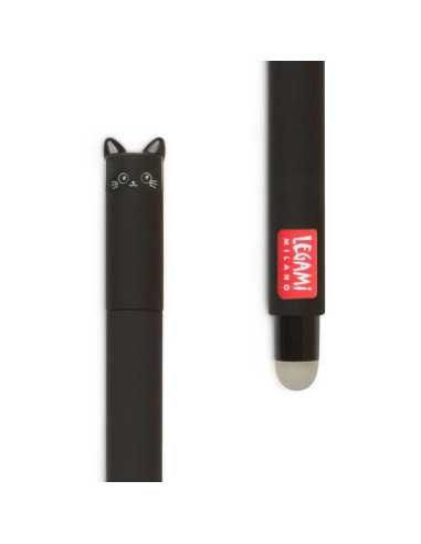 Stylo à encre gel effaçable Chat -...