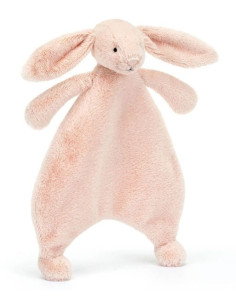 Doudou plat Lapin blush -...