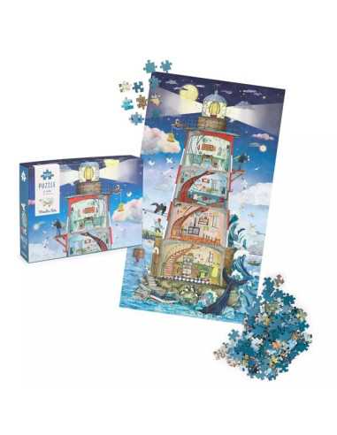 Puzzle phare 500 pièces - Moulin Roty Puzzle phare 500 pièces - Moulin Roty