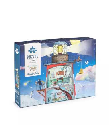 Puzzle phare 500 pièces - Moulin Roty