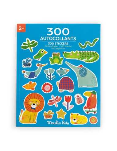 Cahier de 300 stickers Les Toupitis -...