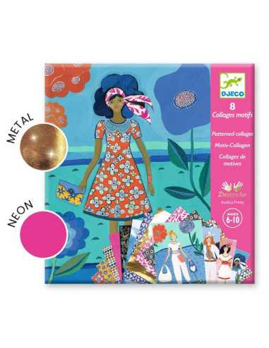 Collages motifs Tendance Wax - Djeco Collages motifs Tendance Wax - Djeco