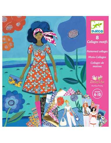 Collages motifs Tendance Wax - Djeco
