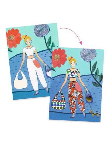 Collages motifs Tendance Wax - Djeco Collages motifs Tendance Wax - Djeco