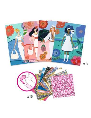 Collages motifs Tendance Wax - Djeco Collages motifs Tendance Wax - Djeco