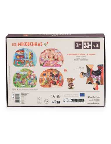 4 mini puzzles Une belle journée Les... 4 mini puzzles Une belle journée Les...