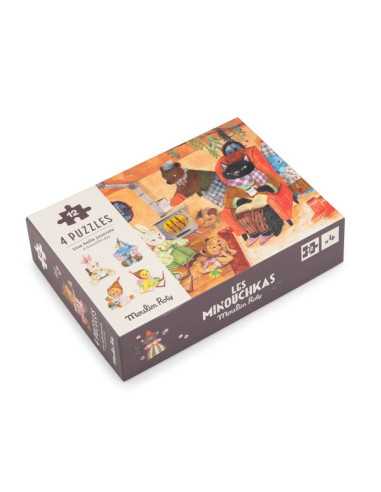 4 mini puzzles Une belle journée Les... 4 mini puzzles Une belle journée Les...