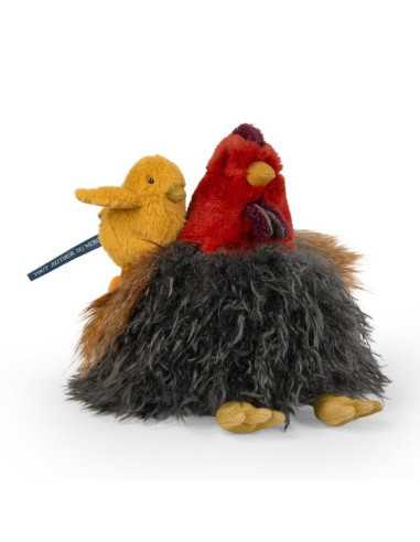 Peluche poule Tout autour du monde -... Peluche poule Tout autour du monde -...