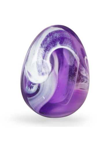 Oeuf de dragon violet rebondissant -...