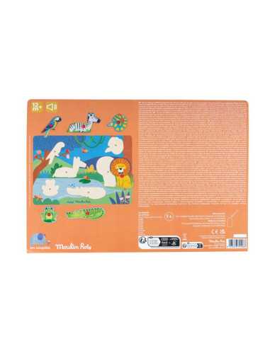 Puzzle sonore animaux en bois Les... Puzzle sonore animaux en bois Les...