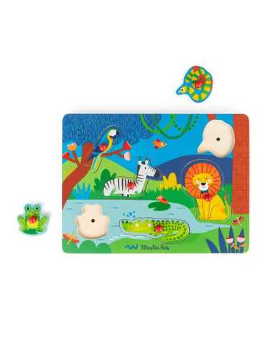 Puzzle sonore animaux en bois Les... Puzzle sonore animaux en bois Les...