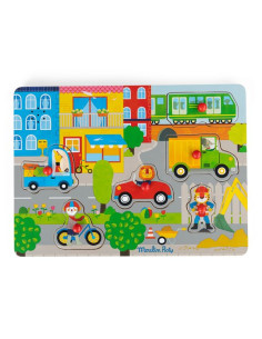 Puzzle sonore en bois la...