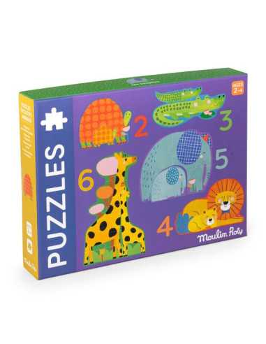 Puzzles évolutifs animaux Les...