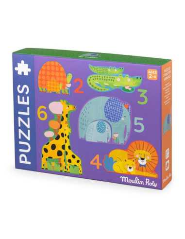 Puzzles évolutifs animaux Les... Puzzles évolutifs animaux Les...