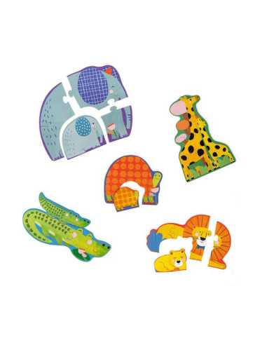 Puzzles évolutifs animaux Les... Puzzles évolutifs animaux Les...