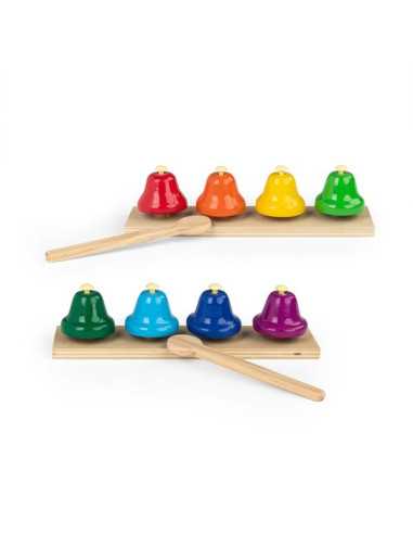 8 clochettes musicales Les Popipop -... 8 clochettes musicales Les Popipop -...