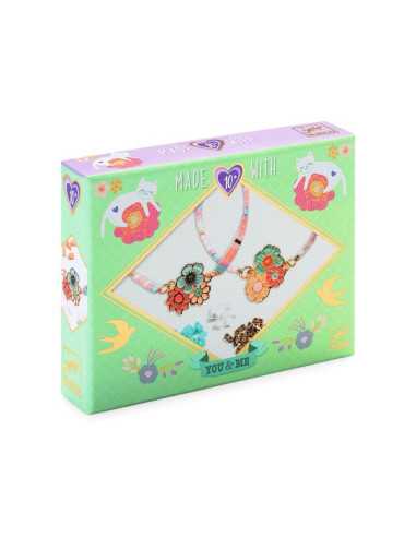 Bijoux duo bracelets Tila et Fleurs -...