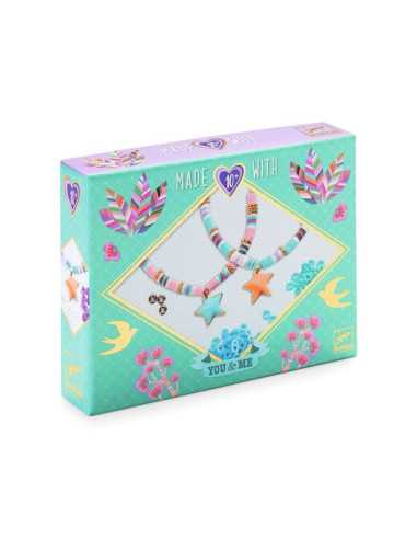 Bijoux duo bracelets Heishi étoiles -...